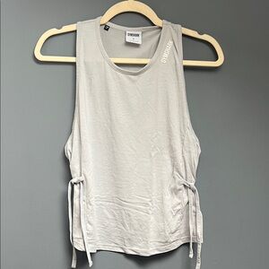 Gymshark Women's Light Gray Tank Top